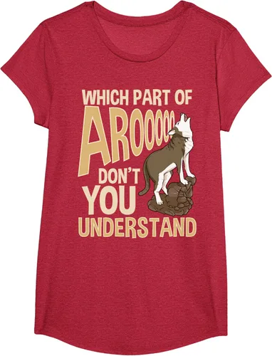Vista 63 de What Part Of Aroooo Don't You Understand Husky - Camiseta para perro, Negro, S