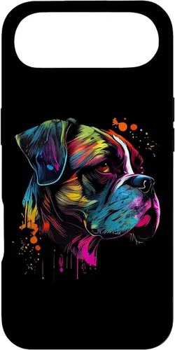 Vista 27 de Boxer Dog Lovers Pop Art Design Cute Boxer Dog Case for iPhone 16
