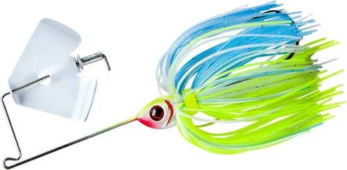 Vista 13 de Booyah Pond Magic Señuelo de pesca de róbalo con hoja giratoria para aguas pequeñas