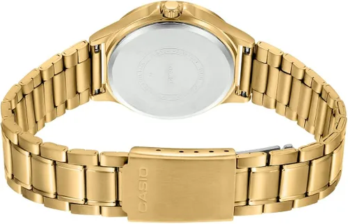 Vista 4 de Casio LTP-V300G-9A - Reloj de pulsera multifunción de acero inoxidable dorado para mujer