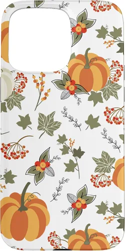 Vista 30 de Fall Leaves Autumn Pumpkin Pattern Autumn Vibes Color Case for iPhone 17