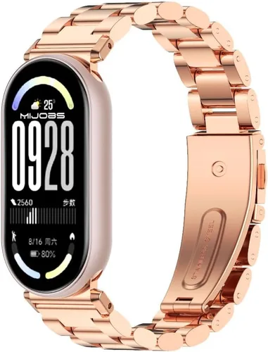 Vista 17 de Correa para Xiaomi Mi Band 10/9/8, Correa de Reemplazo Transpirable para Mi Fit Band 9, Correas de Pulsera Inteligente, Pulsera de Tobillo para Negro