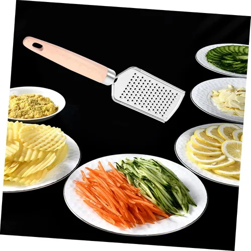 Vista 5 de LIFKOME Rallador multifunción Rallador de mantequilla vegetal Herramientas de cocina Trituradora de queso Rallador de patatas Rallador de nuez