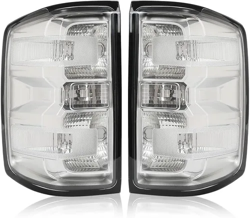 Vista 11 de G-PLUS Juego de luces traseras con bombilla, compatible con Chevy GMC C/K 1500 2500 3500, se ajusta a Chevy Silverado 1988-1999, se ajusta a Chevy