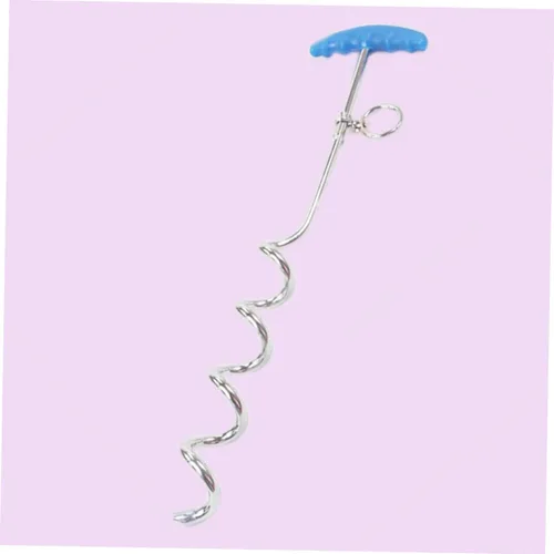 Vista 6 de Cadenas para perros pequeños para exteriores, correa de patio y estaca resistente para perro, correa de estaca para perro, correa de pila