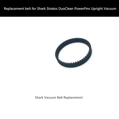 Vista 2 de Correa de repuesto para aspiradora vertical Shark Stratos DuoClean PowerFins, compatible con los modelos AZ3002, AZ3000W, AZ3000 (2 correas)