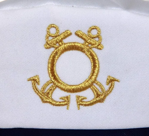 Vista 3 de Sombrero de disfraz de capitán marinero