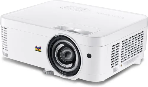Vista 4 de ViewSonic PS501W 3400 lúmenes WXGA HDMI proyector de corto alcance para el hogar y la oficina