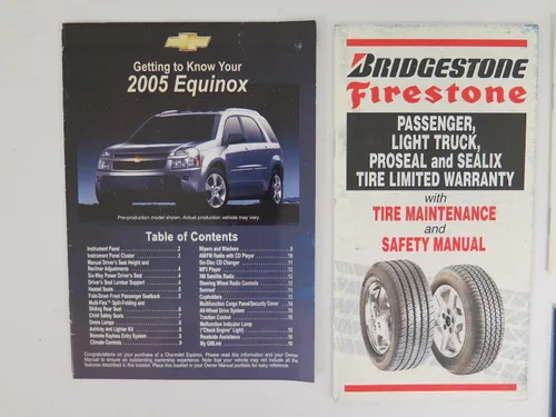 Vista 8 de 2005 Chevy Chevrolet Equinox Owners Manual