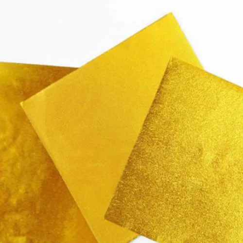 Vista 7 de 500pcs Golden Chocolate Candy Foil Candy Wrappers Papel de aluminio para papel de embalaje de papel de embalaje de papel de aluminio