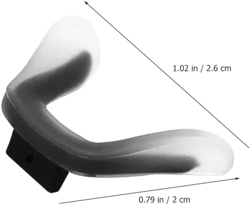 Vista 3 de Healifty Almohadillas de silicona para la nariz para gafas, cómodos cojines antideslizantes para la nariz, reemplazo flexible para niños y adultos