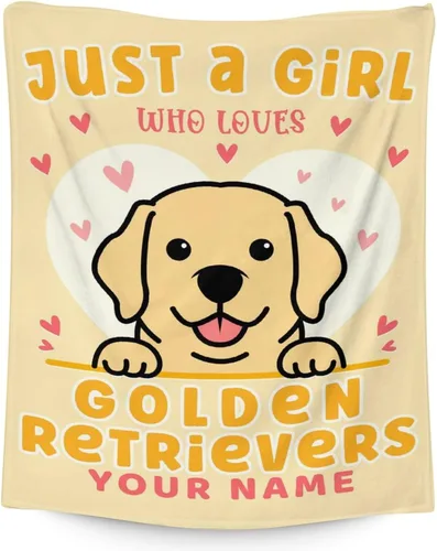 Vista 16 de Golden Retriever - Manta de regalo – 30 x 40 pulgadas, bonita manta de perro para amantes de los perros, niños, niños y niñas, mantas suaves
