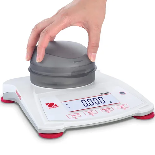 Vista 3 de Ohaus SPX123 Scout balanza portable 120 g x 0,001 g