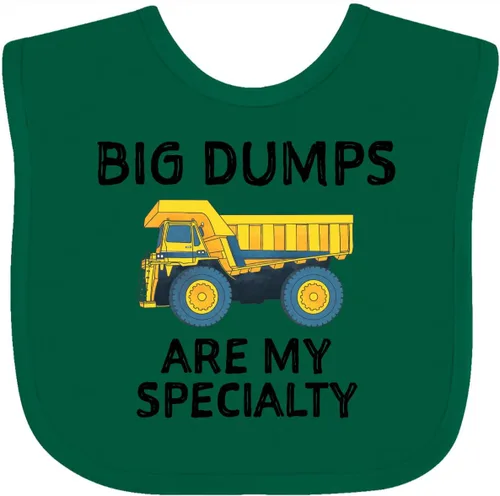 Vista 12 de inktastic Big Dumps Are My Specialty - Divertido y lindo babero para bebé