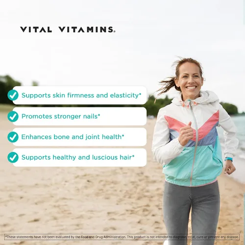 Vista 6 de Vital Vitamins Polvo de péptidos de colágeno múltiple + suplemento NAD+