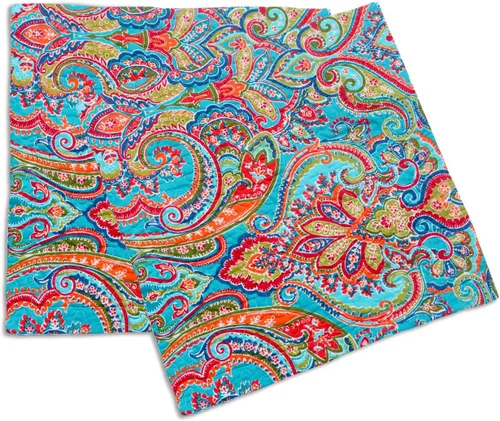 Vista 15 de NEWLAKE Fundas de almohada decorativas de algodón de estilo bohemio clásico azul (2 piezas, 18 x 18 pulgadas)