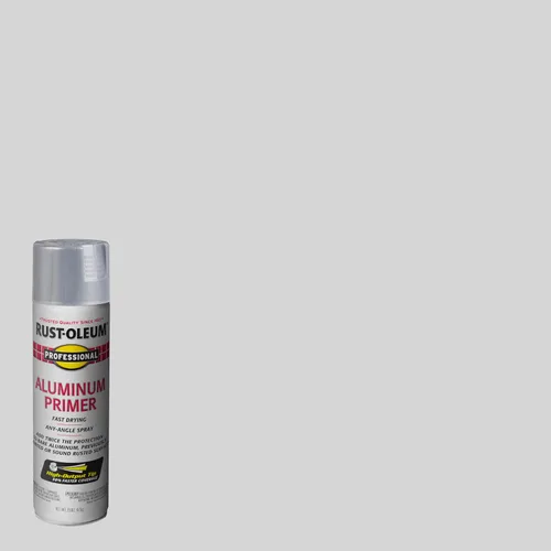 Vista 2 de Rust-Oleum 254170 Spray de imprimación de aluminio profesional, 15 onzas, blanco plano