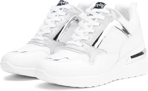 Vista 7 de Vepose Zapatillas de moda para mujer, zapatillas de cuña con soporte de arco para mujer