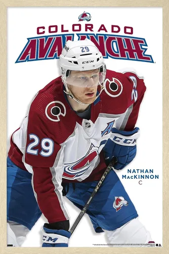 Vista 7 de Trends International NHL Colorado Avalanche - Póster de pared de la serie 23 de Nathan MacKinnon