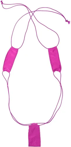 Vista 3 de FEESHOW Women Sexy Weeny Sling Shot Micro Mini Bikini Thong One-Piece Teddy