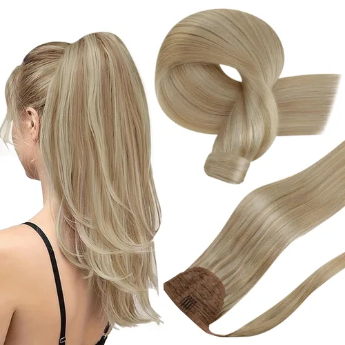 Vista 62 de Hetto . Extensiones de cabello humano rizado con clip, color #1 negro azabache, extensiones de cabello humano ondulado natural para cabeza completa