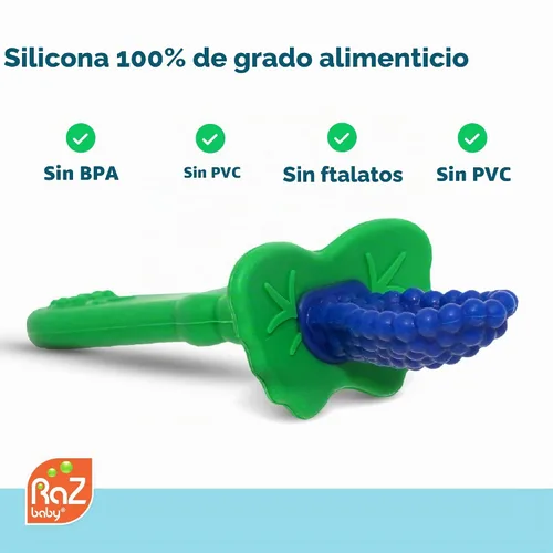 Vista 5 de RaZ-Berry - Cuchara para bebé, 100% silicona