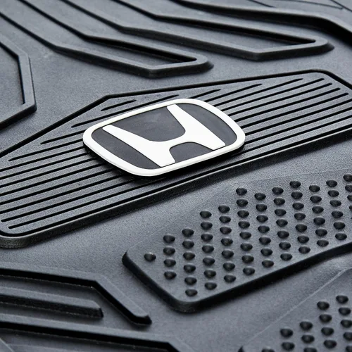 Vista 6 de Plasticolor Honda Weatherpro - Juego de 4 alfombrillas para piso, color negro, talla única