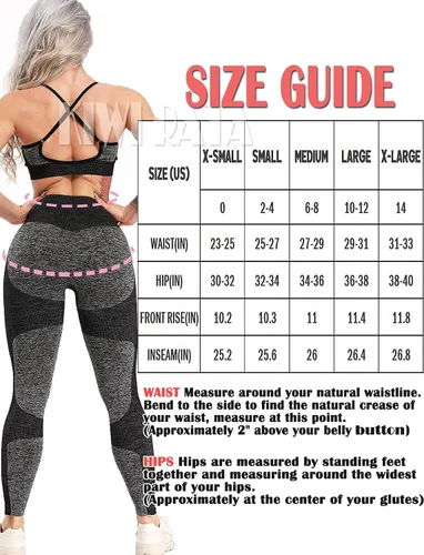 Vista 6 de KIWI RATA - Leggings de compresión de cintura alta para mujer, mallas activas para yoga y entrenamiento, sin costuras, efecto de levantamiento