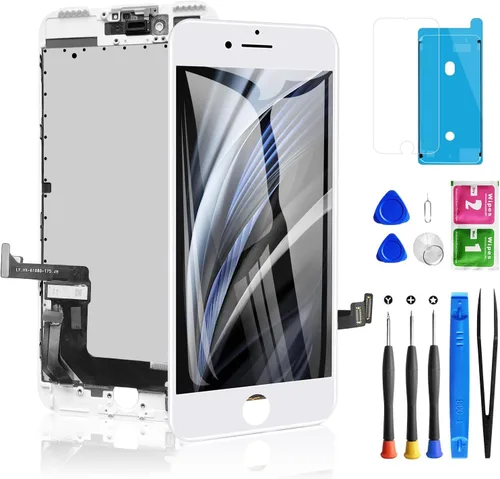 Vista 21 de Para iPhone 8/SE 2022 Reemplazo de pantalla de 3 generación, pantalla LCD de 4.7 pulgadas digitalizador de pantalla táctil con sello impermeable
