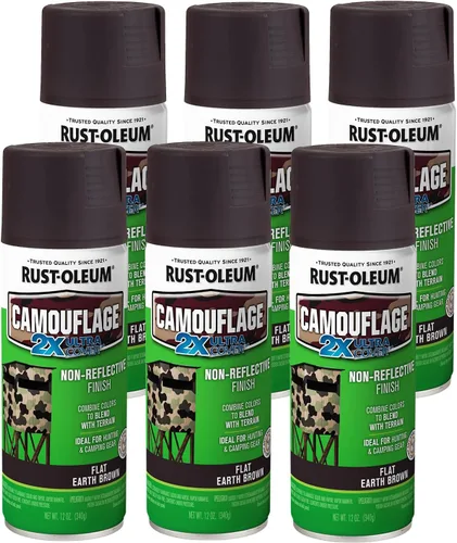 Vista 20 de Rust-Oleum 279176 Camuflaje 2X Ultra Cover Pintura en aerosol, 12 onzas, verde militar