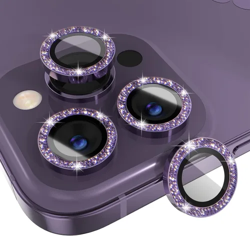 Vista 142 de Choiche Compatible para iPhone 16 Pro/iPhone 16 Pro Max Protector de Lente de Cámara, Vidrio Templado 9H Protector de Pantalla de Cubierta de Cámara