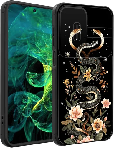 Vista 231 de Funda para Galaxy A16 5G con cubierta para cámara deslizante, resistente de doble capa, híbrida, a prueba de golpes, funda protectora resistente
