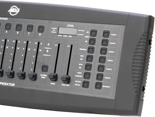 Vista 3 de ADJ Products, Operador DMX, DJ DMX 512 de 192 canales con 6 programas de chase y 8 interruptores de fade