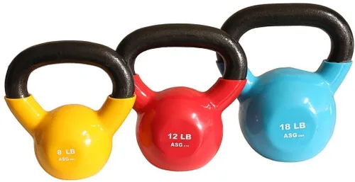 Vista 4 de Ader - Pesa rusa de vinilo 5, 8, 10, 12, 15, 18, 20, 25, 30, 35, 40, 45,50 libras