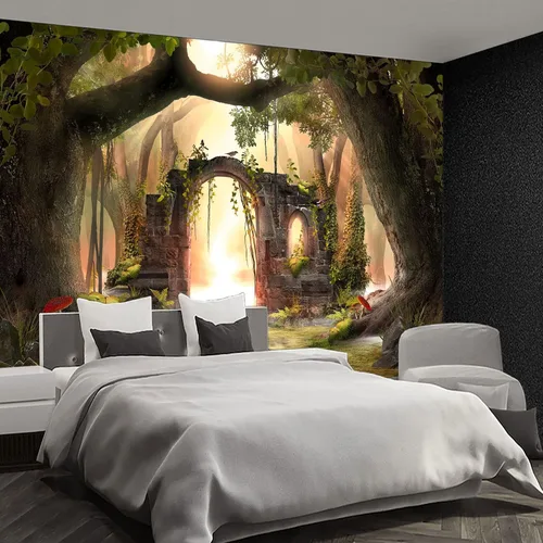 Vista 44 de Papel tapiz espacial 3D para dormitorio, murales de pared extra grandes para sala de estar, 151 x 105 pulgadas (no se puede despegar ni pegar)
