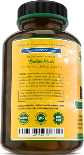 Vista 4 de Suplemento de refuerzo cerebral para concentración, memoria, claridad y energía. Potenciador de nootrópicos. Desbloquea todo tu potencial - 60