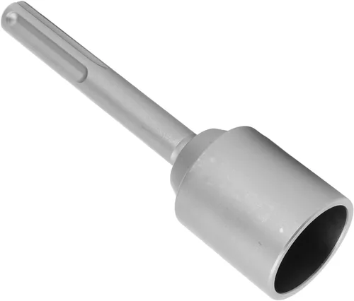 Vista 7 de Pasador de poste en T, vástago de 5 hoyos, varilla de tierra de acero, broca de cerca, poste de mano, martillo, accesorio de taladro de 7.9 in
