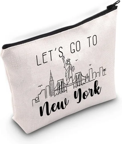 Vista 2 de ZJXHPO NYC Besties Trip Travel Case - Regalo de viaje y recuerdo de Nueva York, New York, No