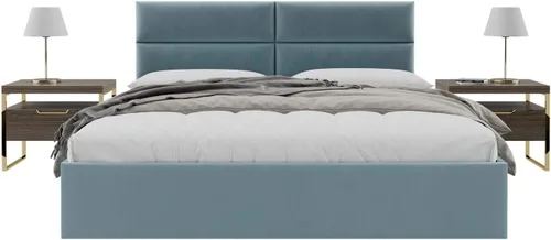 Vista 25 de Vänt - Paneles tapizados de cabecera para montar en la pared, diseño Elizabeth, 120 x 46 pulgadas, configuración de 16 paneles individuales