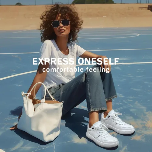 Vista 6 de Vepose 8001 - Tenis de moda para mujer, con cordones y soporte para el arco, zapatos de vestir para mujer