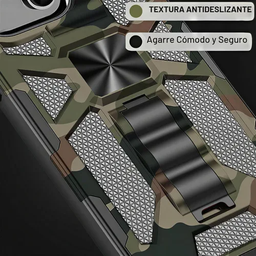 Vista 9 de CCSmall Funda de camuflaje resistente para Apple iPhone 14 para hombre Verde militar