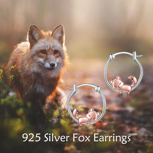 Vista 5 de VONALA Bonitos aretes de aro de plata de ley 925, regalos de cumpleaños para mujeres y niñas