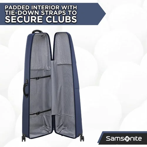 Vista 5 de Samsonite Tour Deluxe - Funda rígida para golf, bolsa de viaje de golf, carcasa ABS ligera y duradera, ruedas multidireccionales de 360 grados Verde