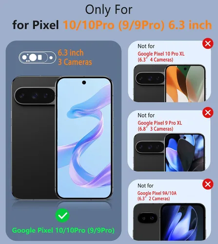 Vista 400 de FNTCASE Funda para iPhone 17 Pro: Fundas delgadas translúcidas de color azul claro compatibles con MagSafe, protección completa de la cámara