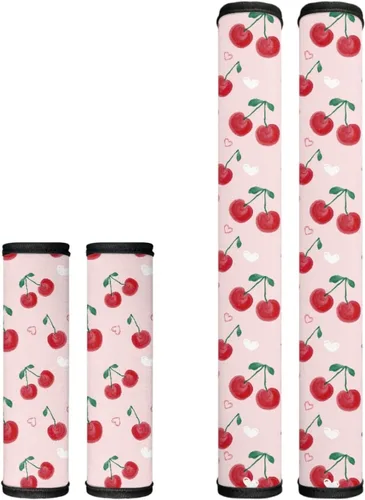 Vista 10 de Horeset Fundas para manija de puerta de refrigerador con estampado de bandera estadounidense, lavable, antideslizante, protector de US Flag