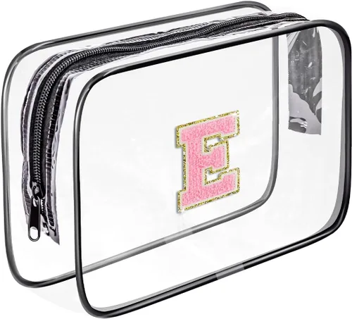 Vista 9 de Bolsa de aseo transparente Fodofodo, bolsa de aseo de viaje portátil, bolsa de maquillaje impermeable, organizador de almacenamiento de cosméticos