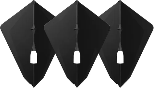 Vista 2 de L-style L7 Astra PRO Molded Dart Flights – Kite-Inspired Shape – Champagne Ring Compatible – for Soft Tip & Steel Tip Darts