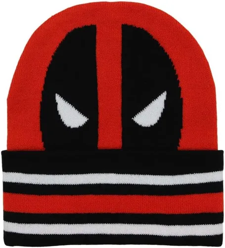 Vista 2 de Marvel Gorra de punto con puños de superhéroe