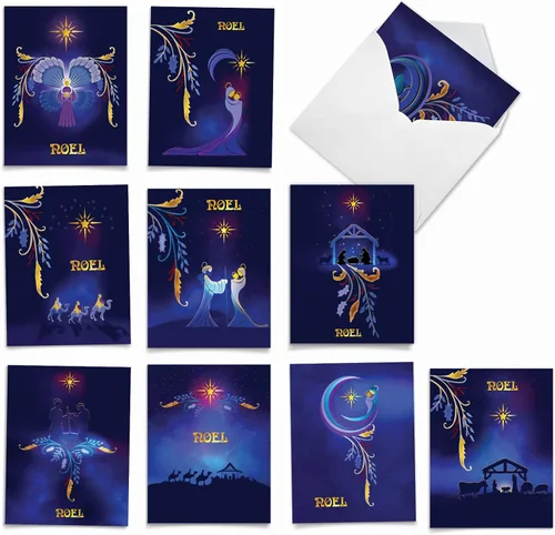 Vista 8 de The Best Card Company Mini-XS-G-3 Tarjetas de Navidad