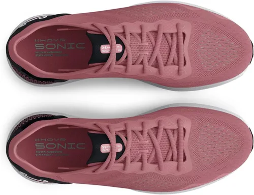 Vista 5 de Under Armour HOVR Sonic 6 - Tenis de correr para mujer, NegroBlanco